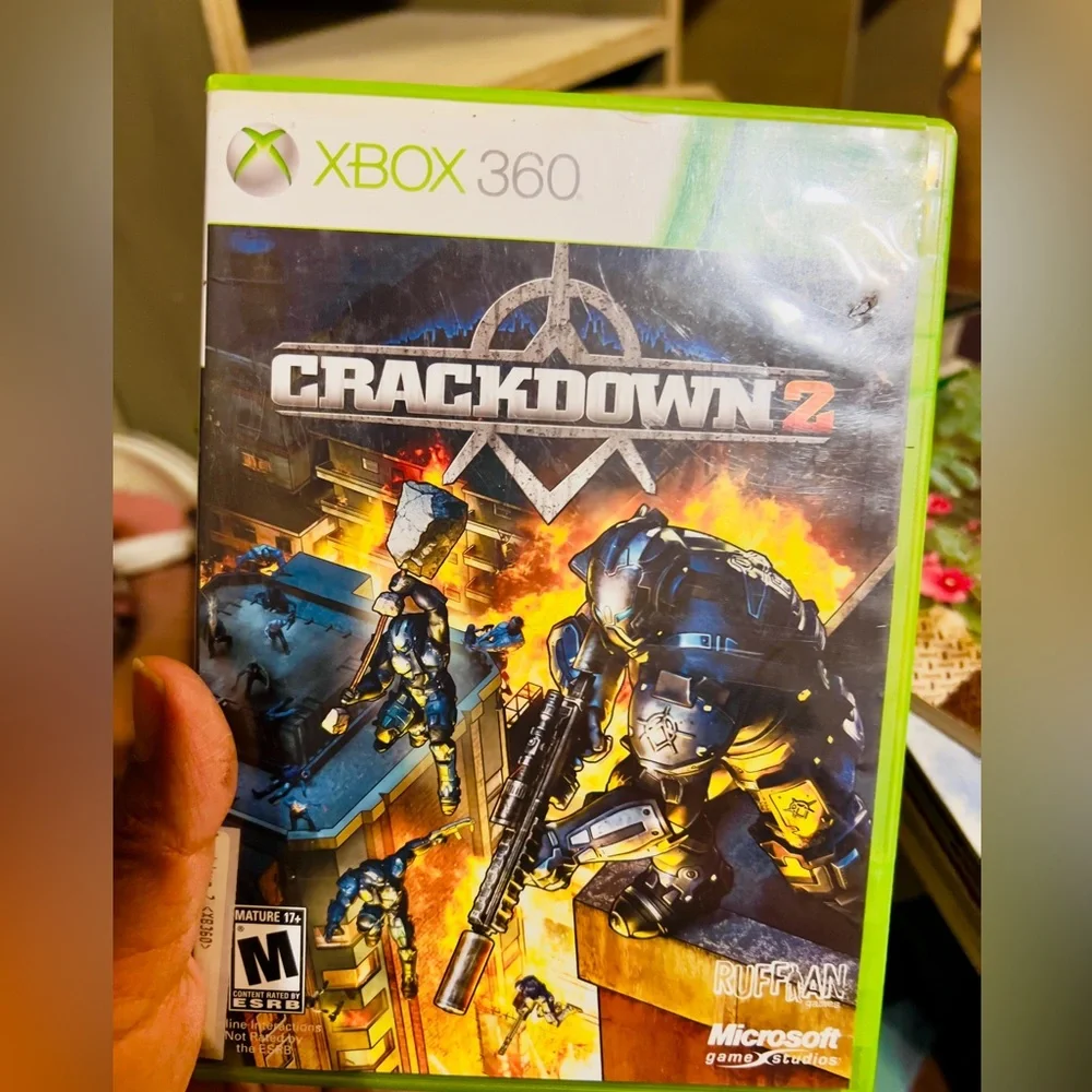 Microsoft Crackdown 2 for Xbox 360 - Blue and Orange Cover
